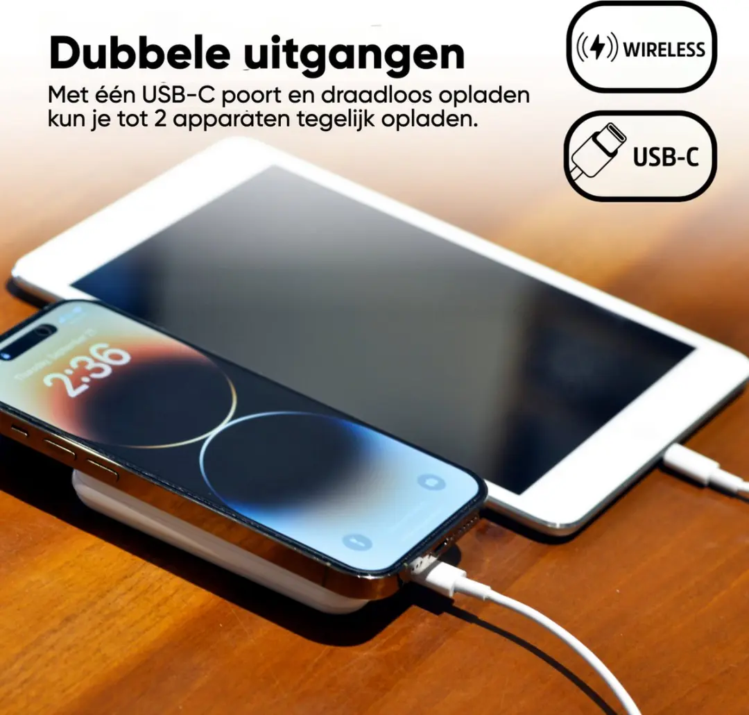 Energizer MagSafe Powerbank QM5000 5000mAh - Wit