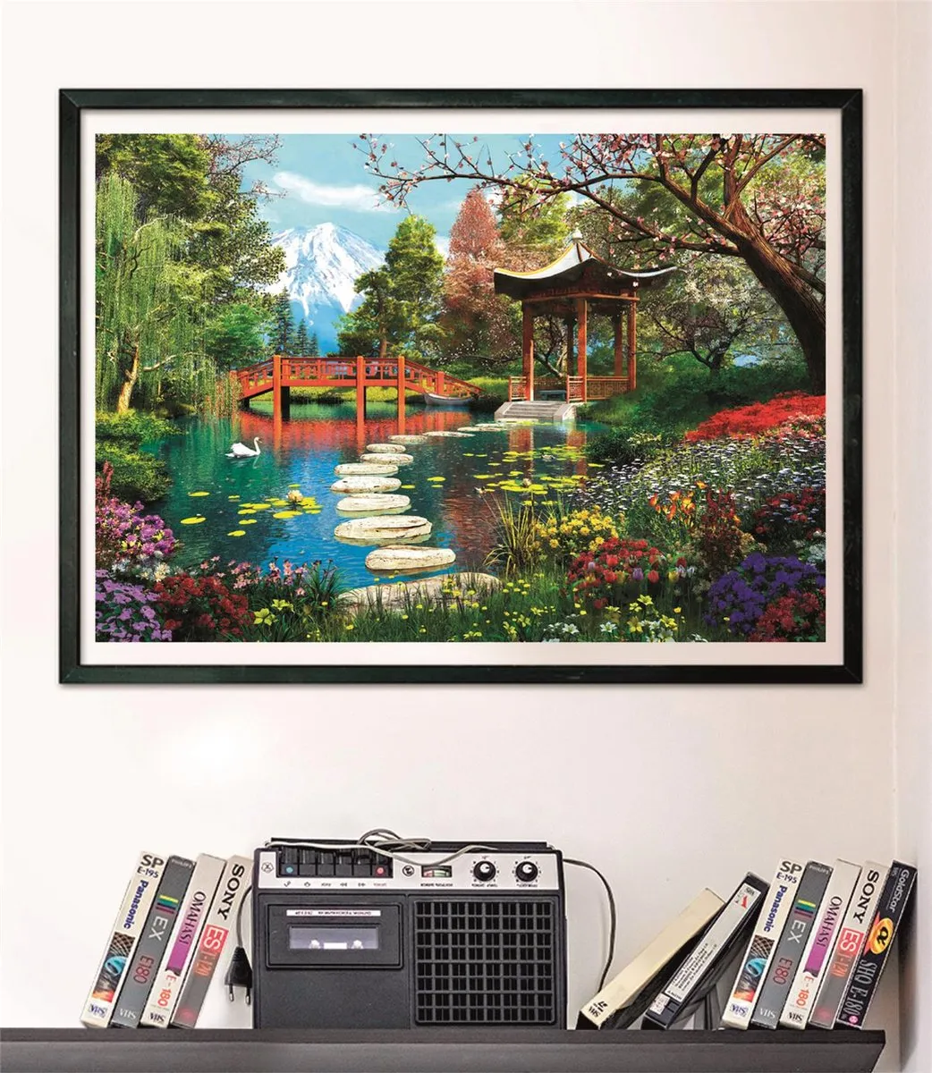 Clementoni Fuji Garden Puzzel 1000 Stuks - Multicolor - afbeelding 6 van 6