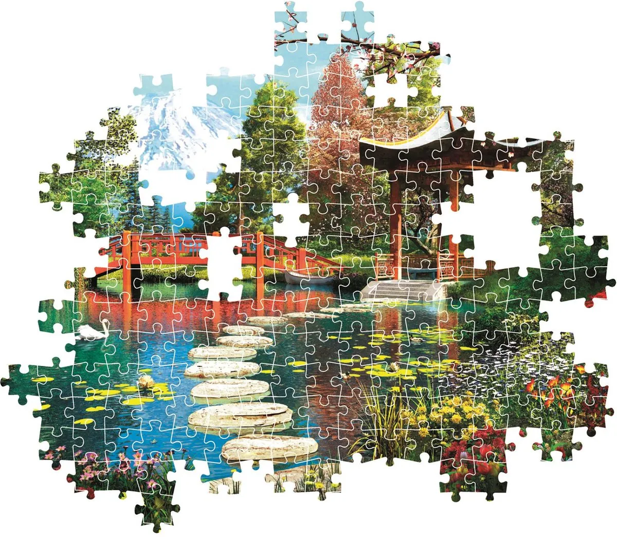 Clementoni Fuji Garden Puzzel 1000 Stuks - Multicolor