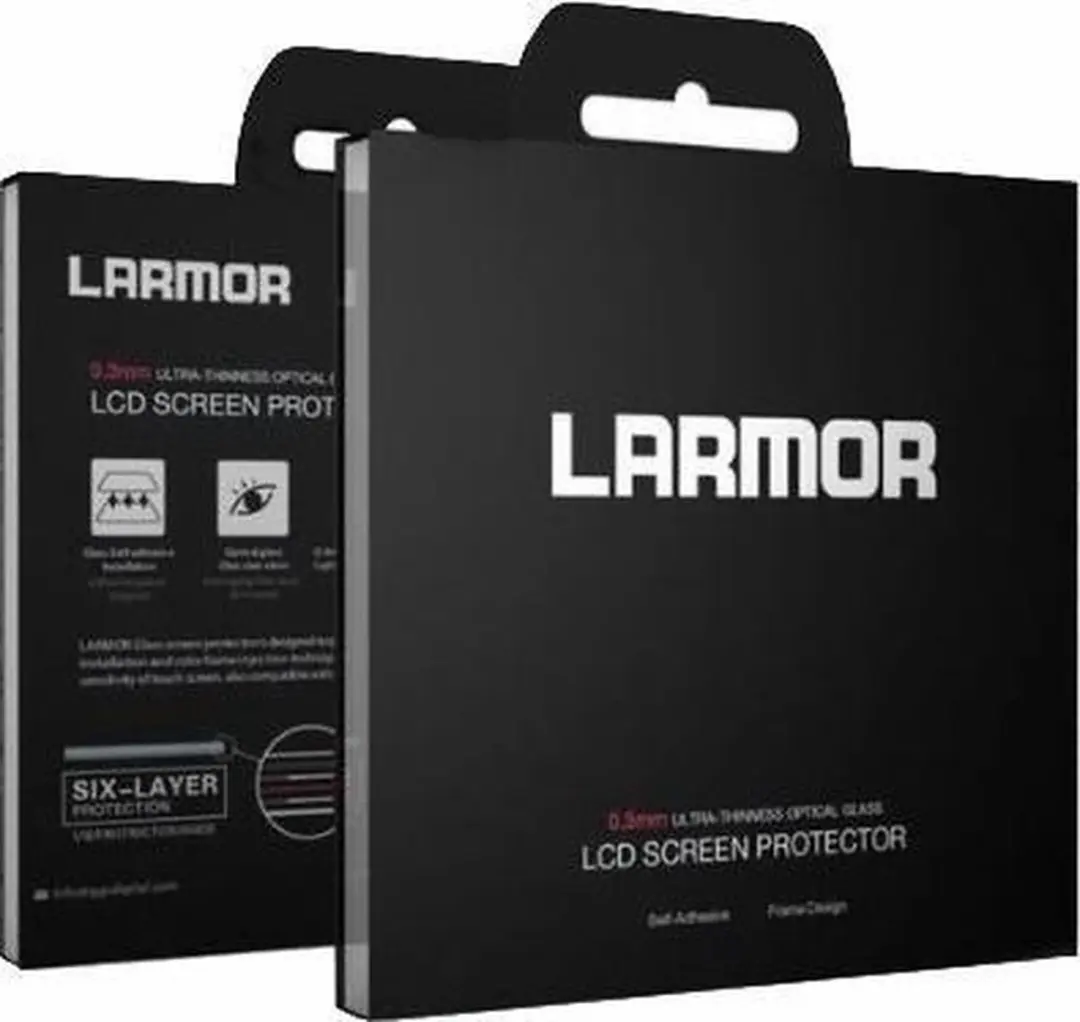 GGS IV Larmor Schermprotector - Fujifilm X-E2/XE2s/X-100T/X-100F/X-M1/XA1/XA2 - Zwart/Transparant
