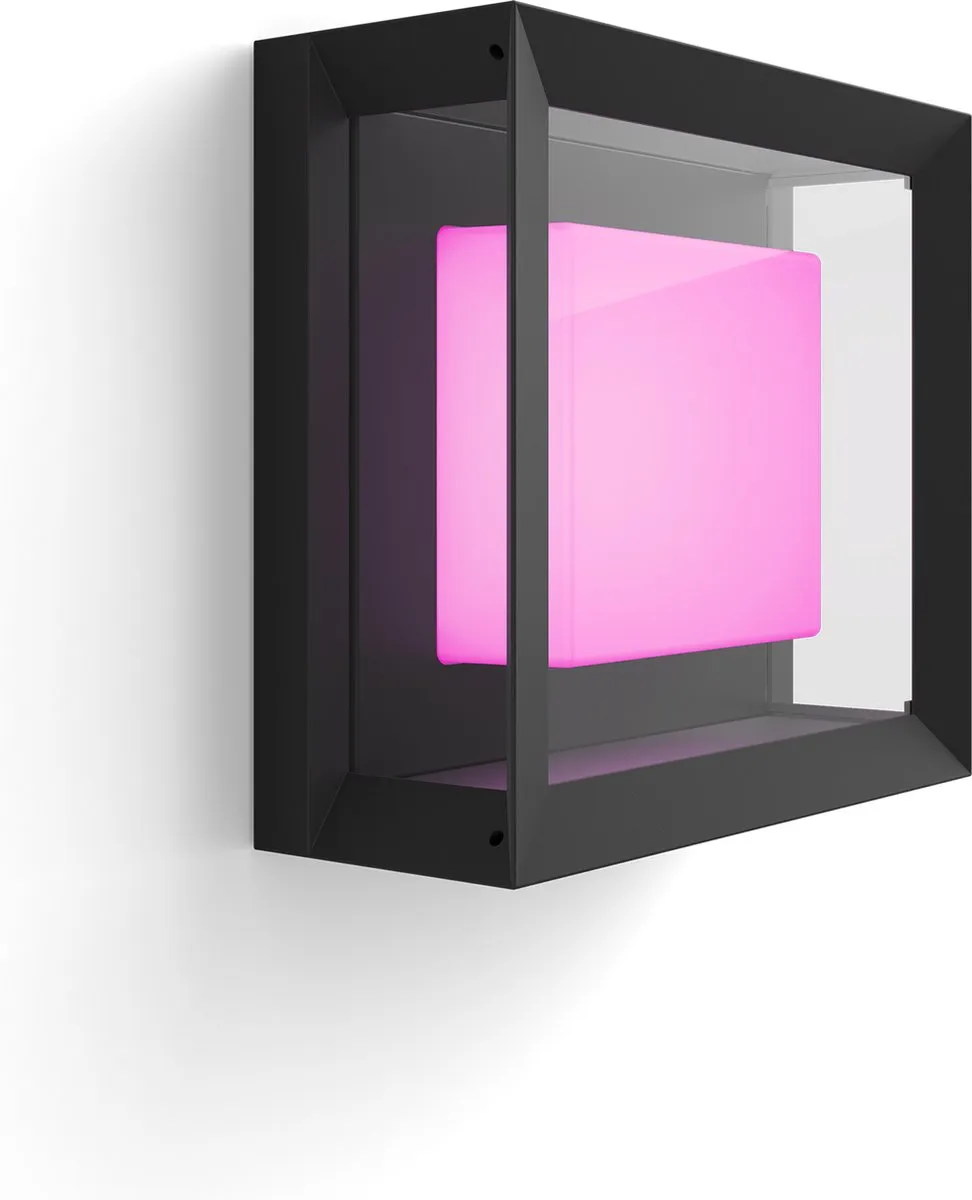 Philips Hue Econic Muurlamp - Zwart