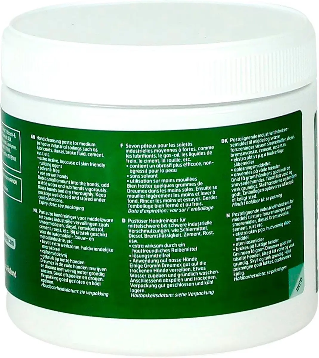 Dreumex Krachtige Citrus Handgel 600ml - Microkorrel