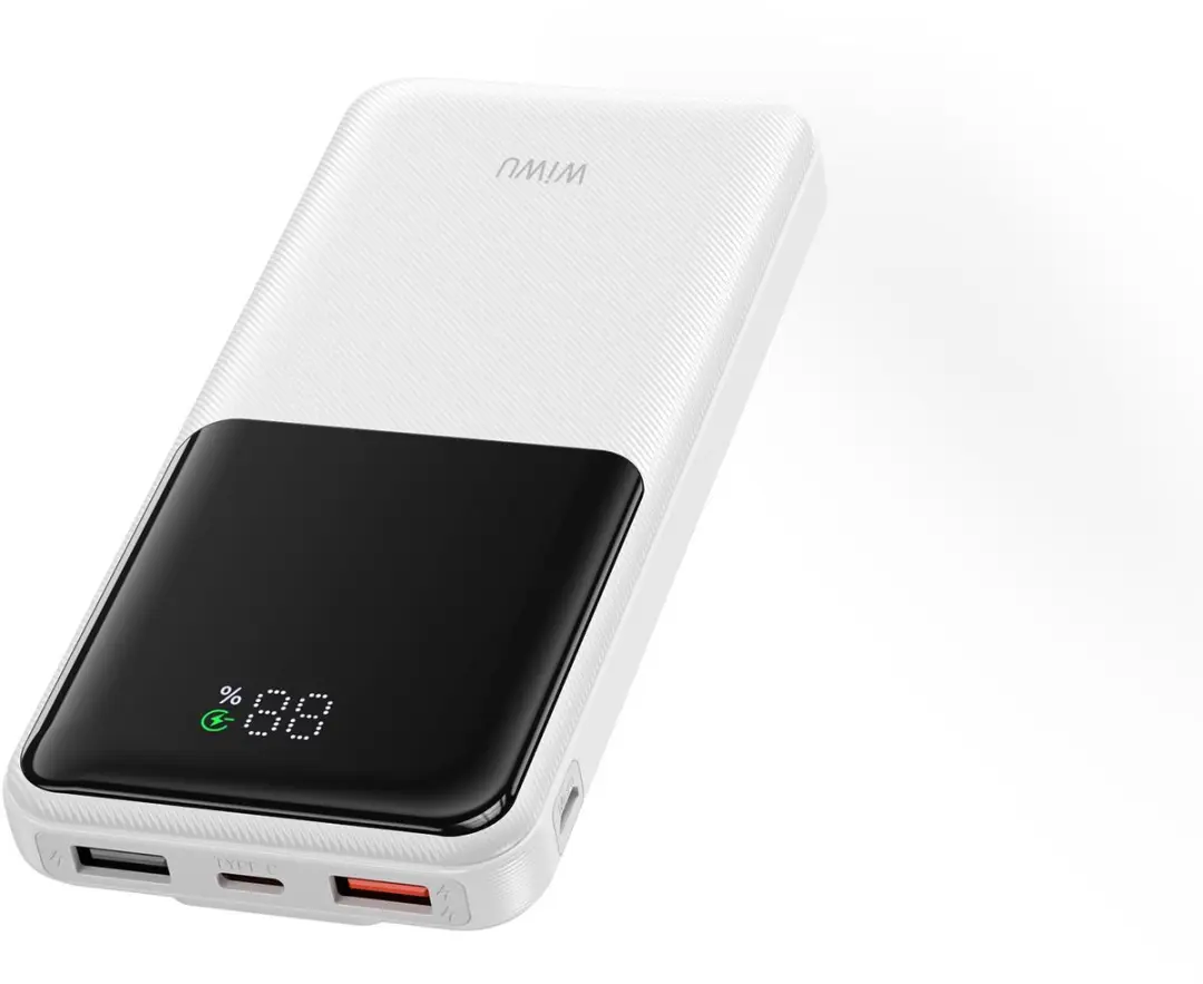WiWu Powerbank 10000mAh 2-in-1 Type-C/Lightning - 22.5W - Wit