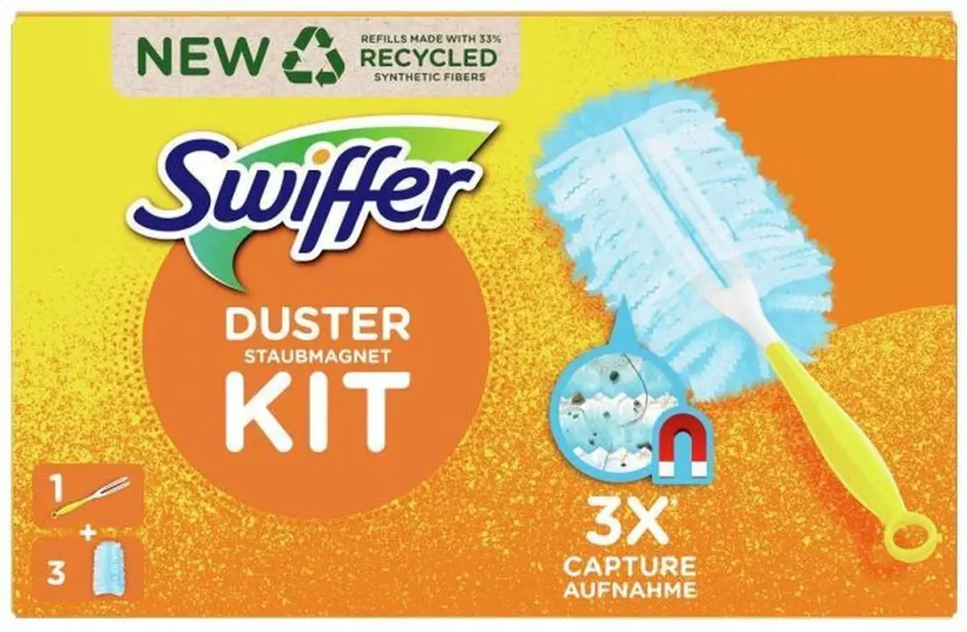 Swiffer Duster 3D Clean XXL Starterkit - 1 Stuks - Geel - afbeelding 6 van 6