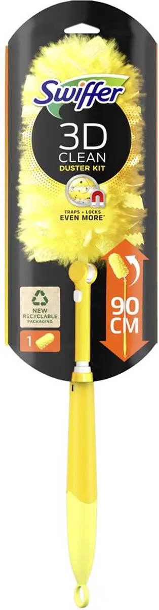 Swiffer Duster 3D Clean XXL Starterkit - 1 Stuks - Geel