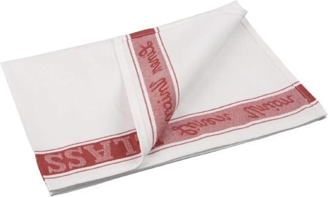 Vogue glasdoek rood