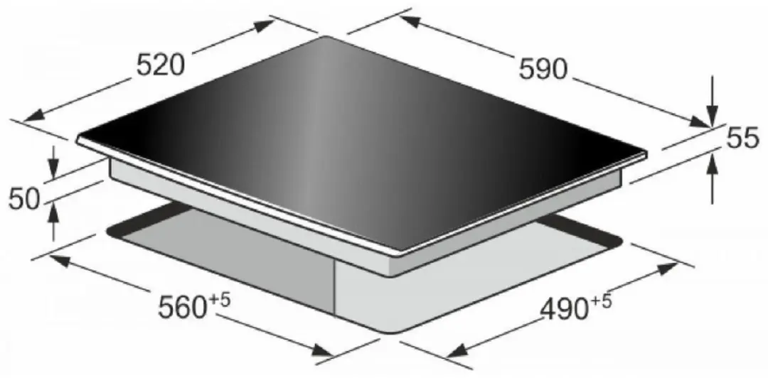 Kaiser KCT 6705 I Inductiekookplaat 60cm - 4 Zones