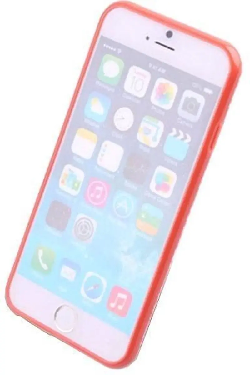 GUESS G-Cube TPU Hoesje iPhone 6 - Oranje GUHCP6GCUOR