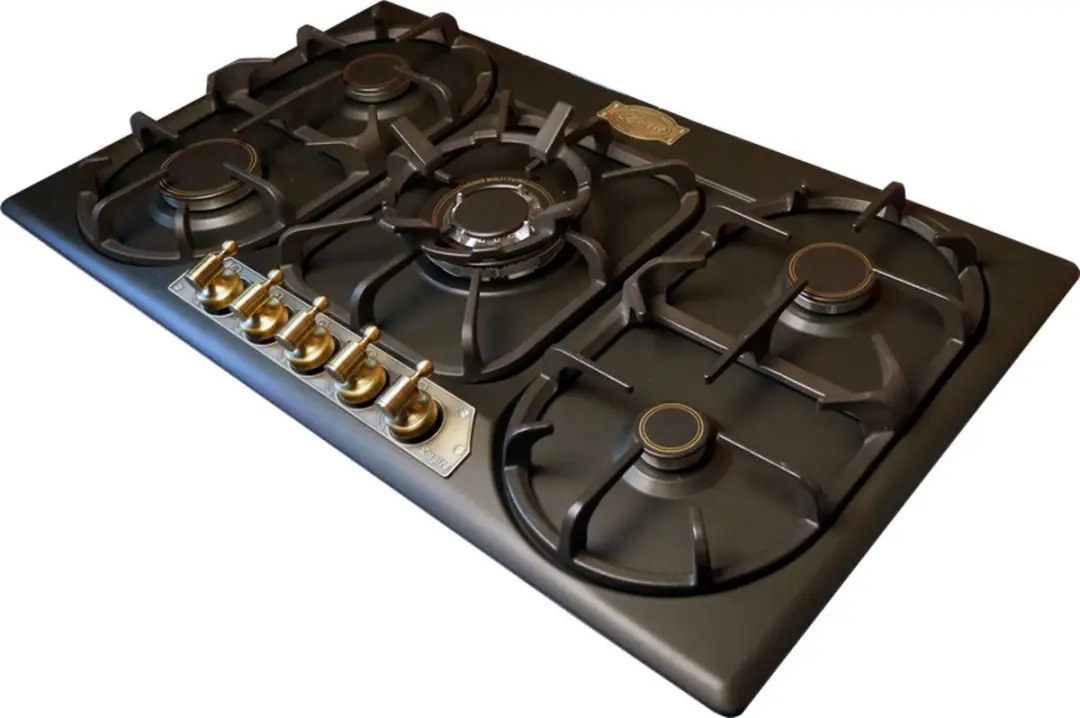 Kaiser Empire KG 9325 Em Gaskookplaat 90cm - 5 Zones - 3,8 kW - Zwart
