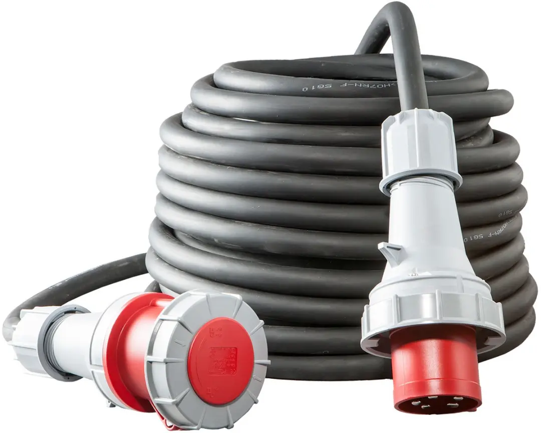 Keraf Verlengkabel 25m 400V-63A 5x10mm