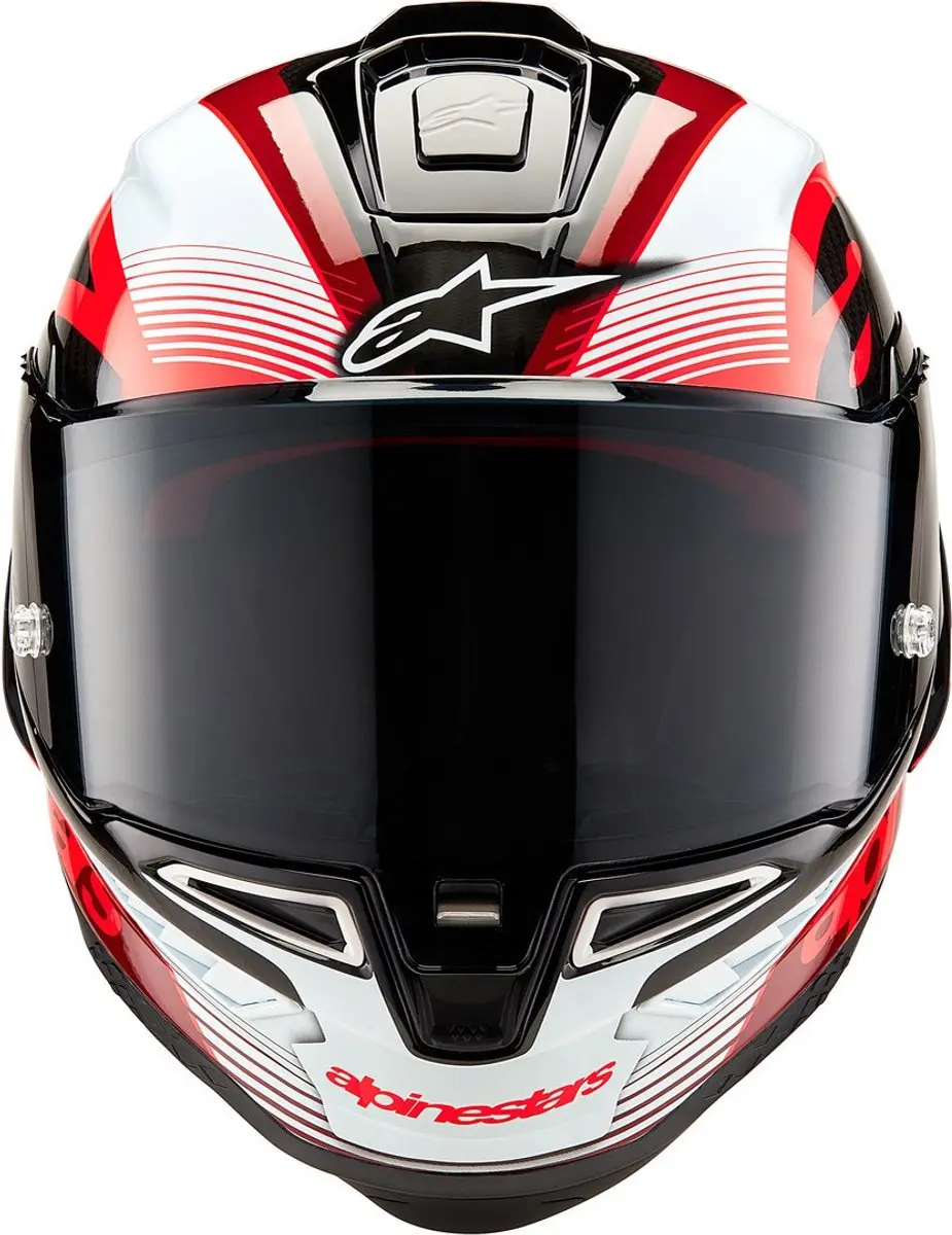 Alpinestars Supertech R10 Team Integraalhelm - M - Zwart/Rood/Wit