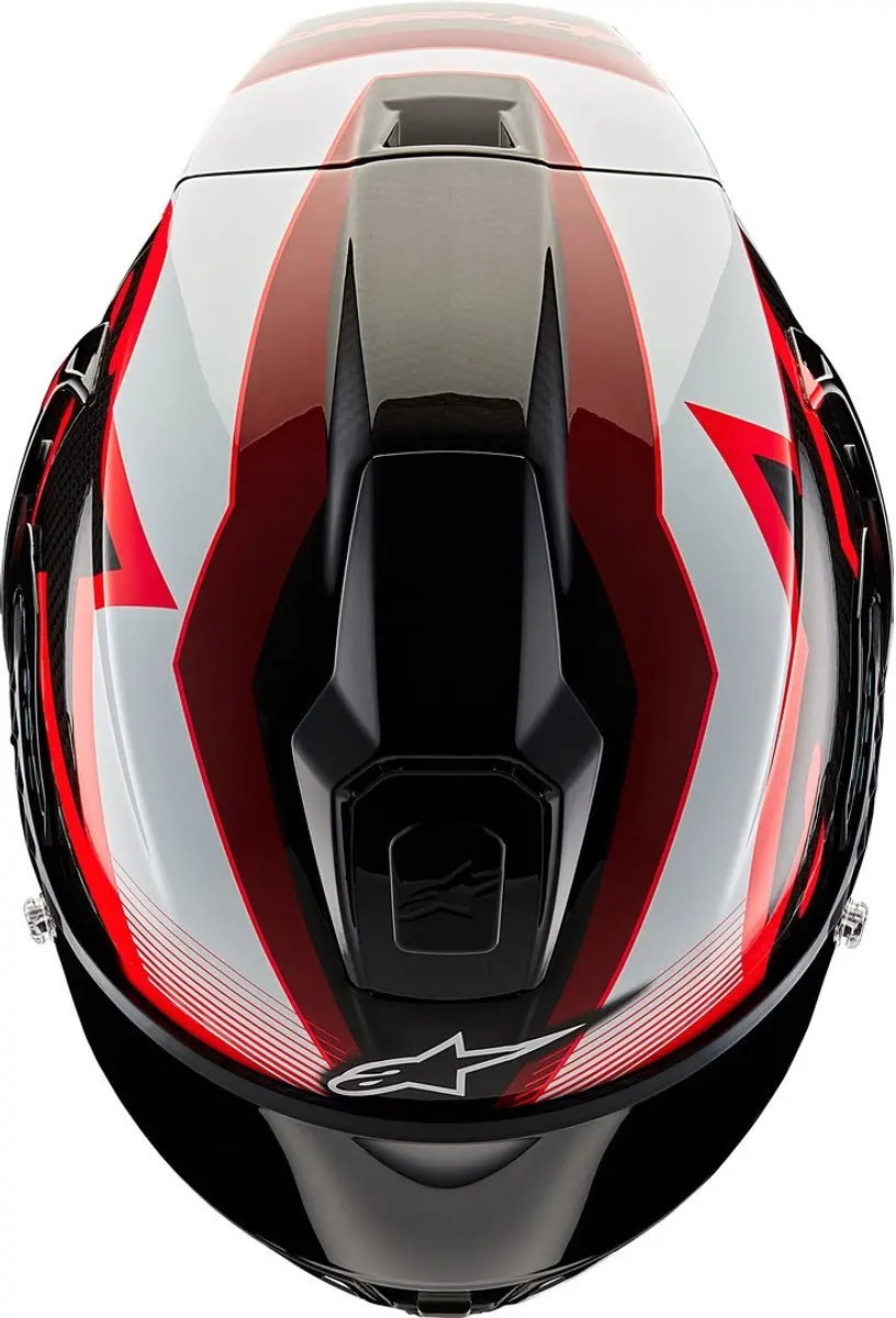 Alpinestars Supertech R10 Team Integraalhelm - M - Zwart/Rood/Wit