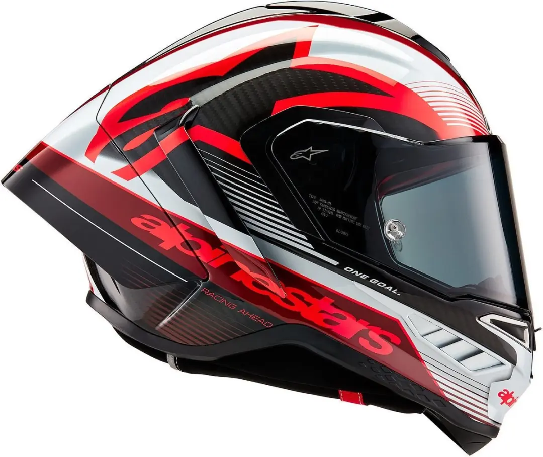 Alpinestars Supertech R10 Team Integraalhelm - M - Zwart/Rood/Wit