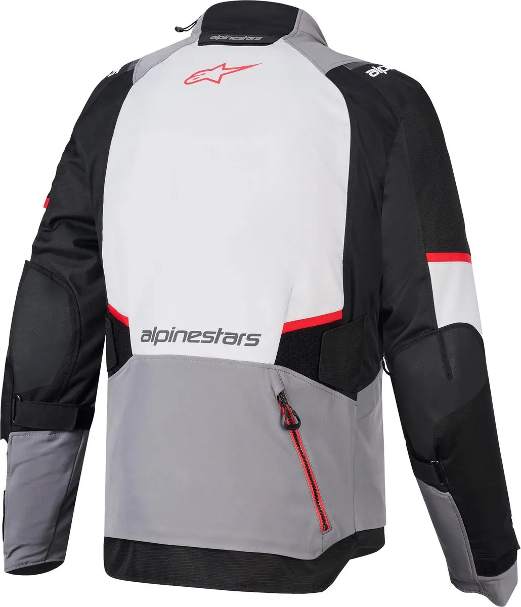 Alpinestars Andes V4 Drystar Motorjas - Grijs/Rood - 3XL
