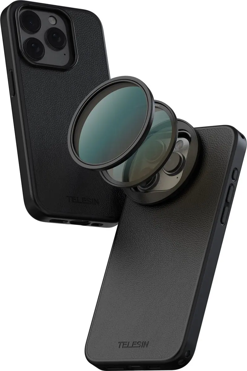Telesin Lenscase met Filtermount iPhone 15 Pro