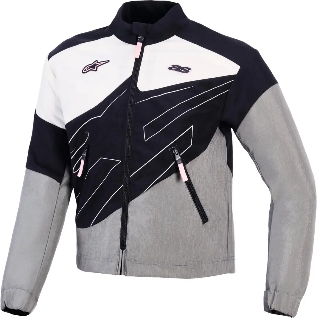 Alpinestars Stella Moshell Dames Motorjas - Zwart/Grijs/Wit M