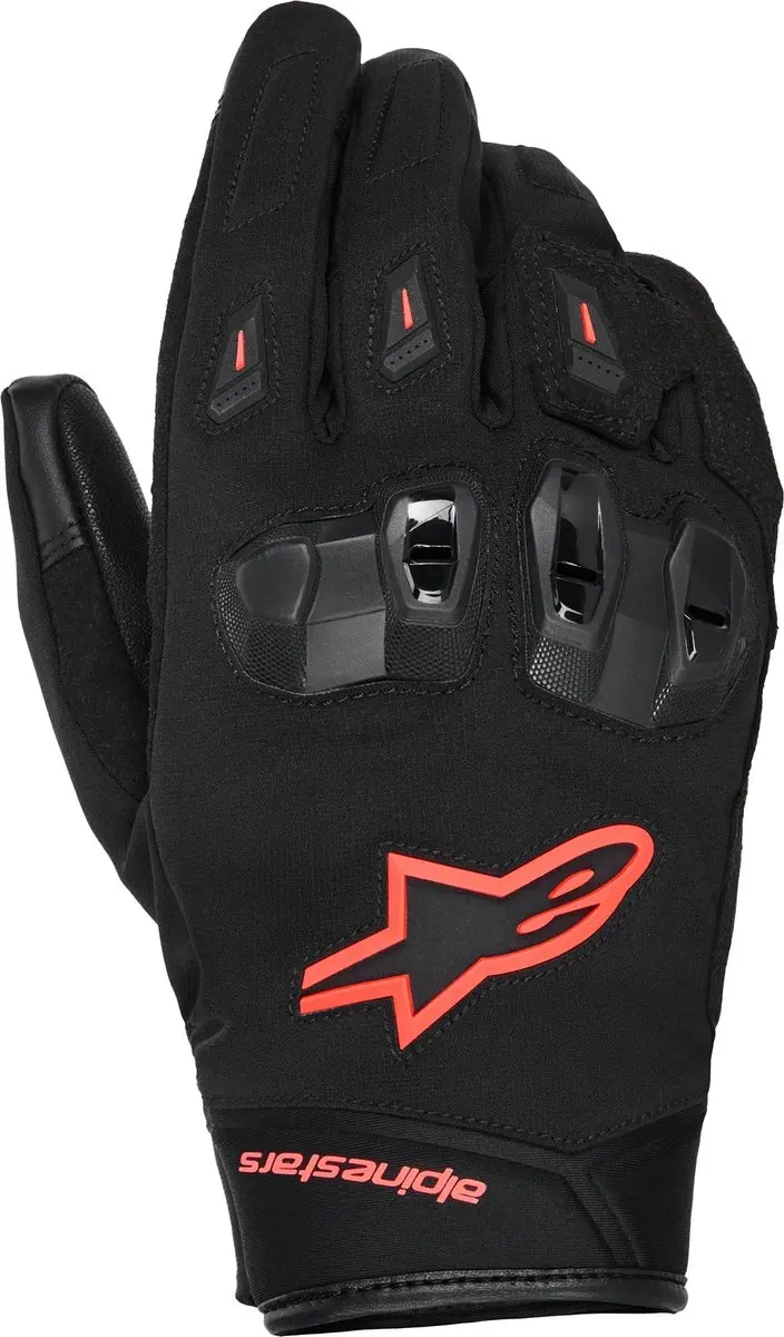 Alpinestars SP X Z WP Motorhandschoenen - Zwart/Neonrood M