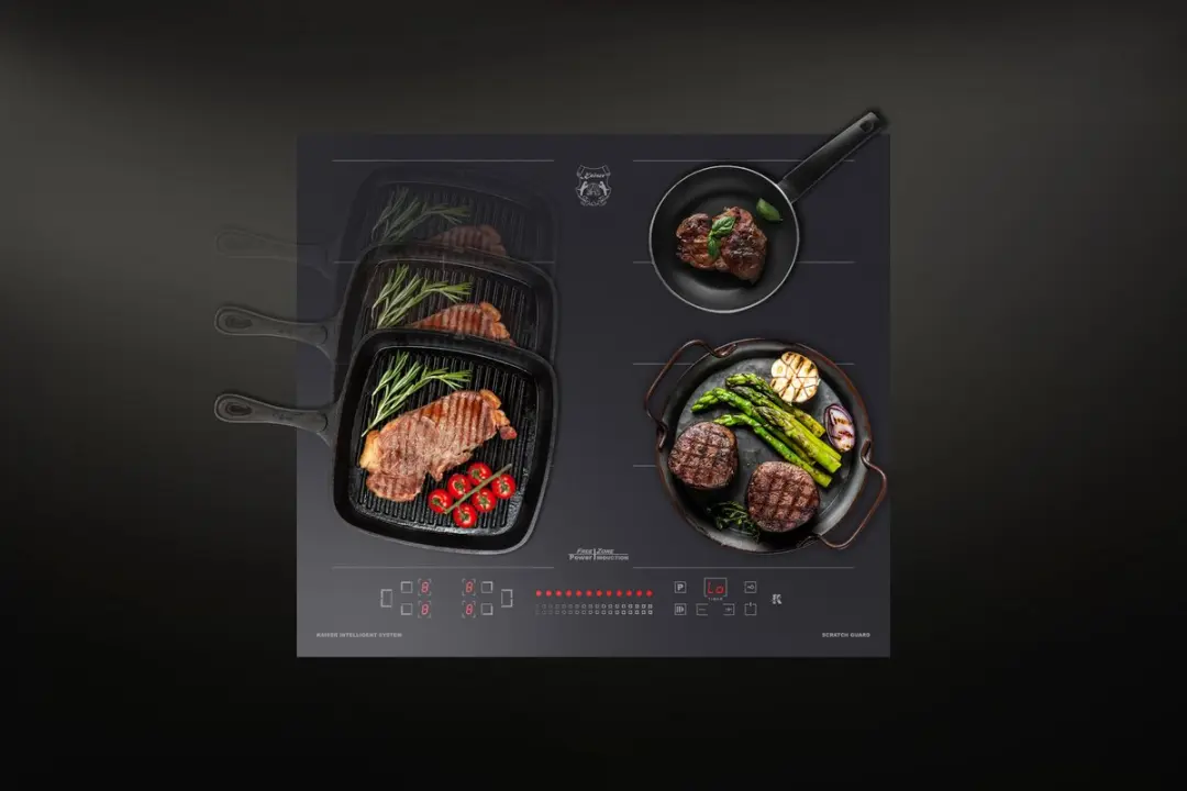 Kaiser KCT 6110 FI Inductiekookplaat 60cm - 4 Zones - Mat Zwart