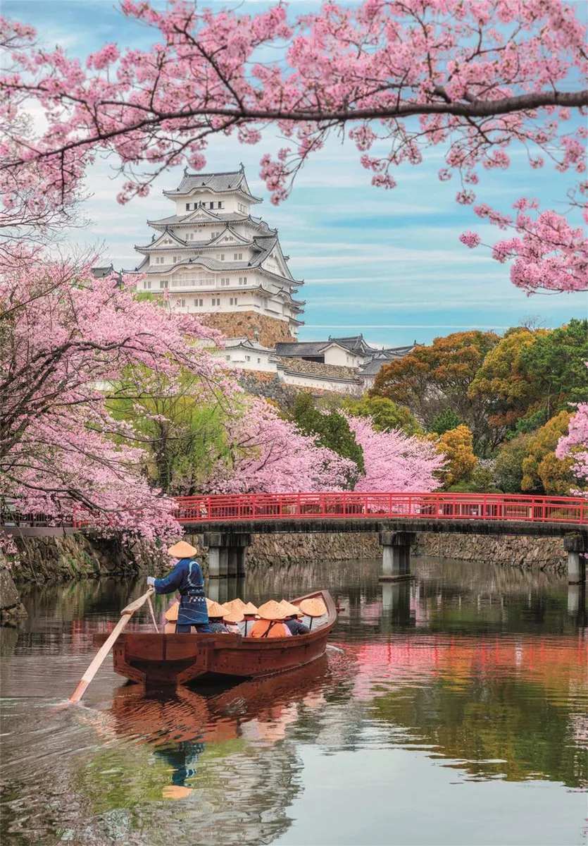 Clementoni Puzzel 1000 Stuks Kasteel Himeji in de Lente - High Quality Collection