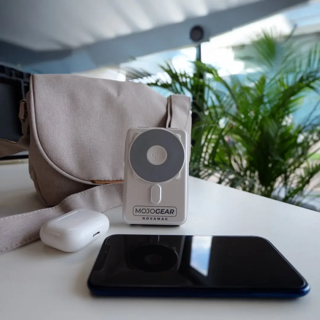 MOJOGEAR NovaMag Powerbank 10.000mAh - Wit - afbeelding 6 van 6