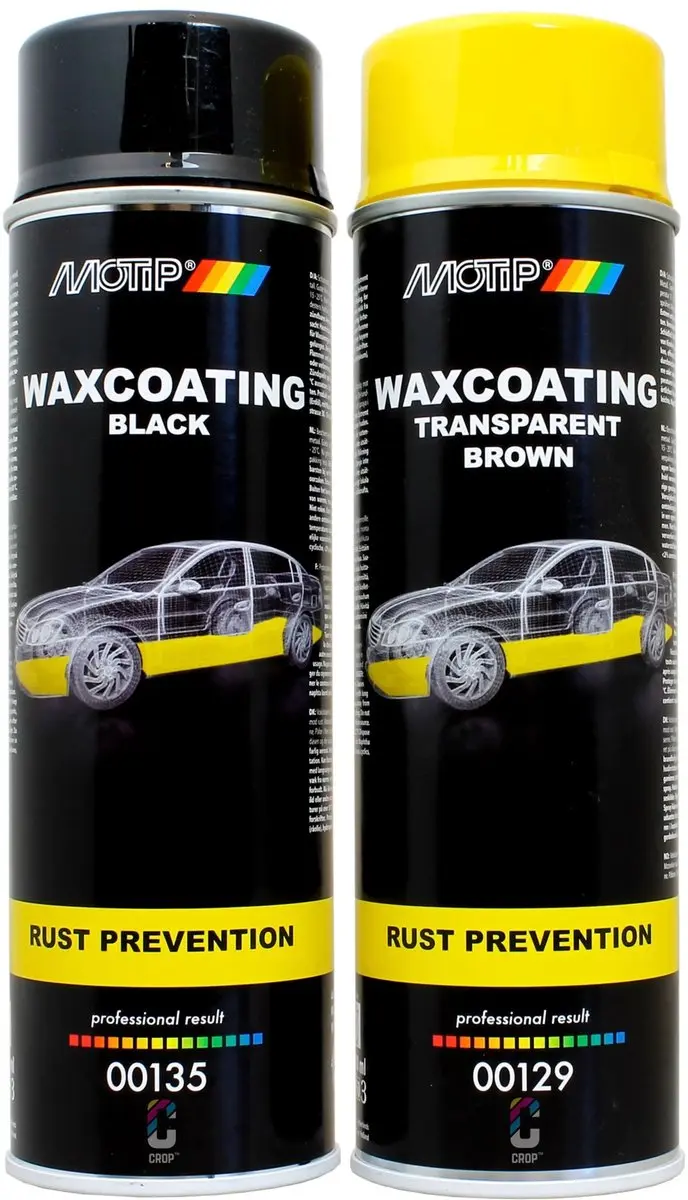 Motip Anti-Roest Waxcoating 500ml - Zwart