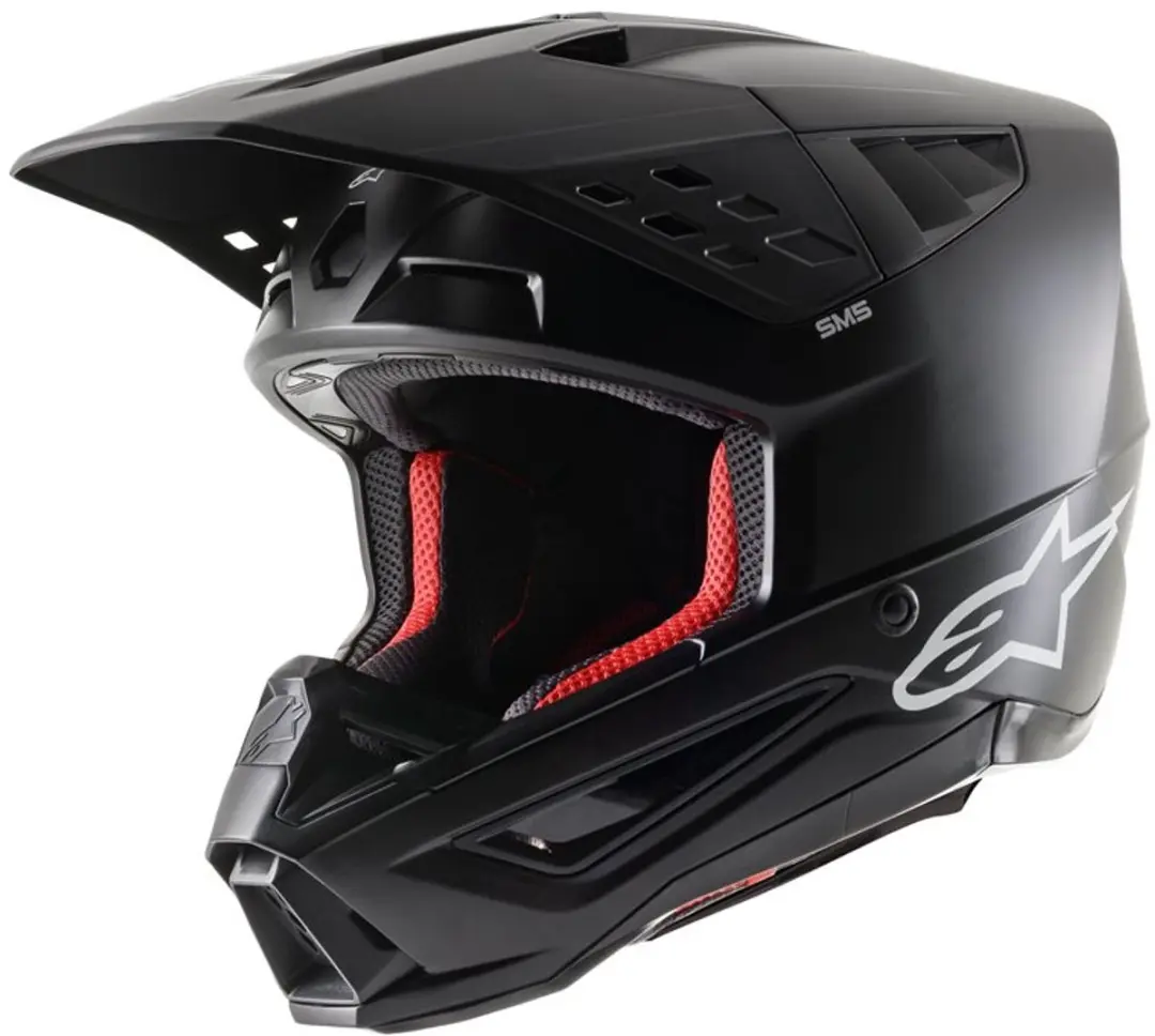 Alpinestars S-M5 Solid Helm ECE 22.06 - Zwart Mat