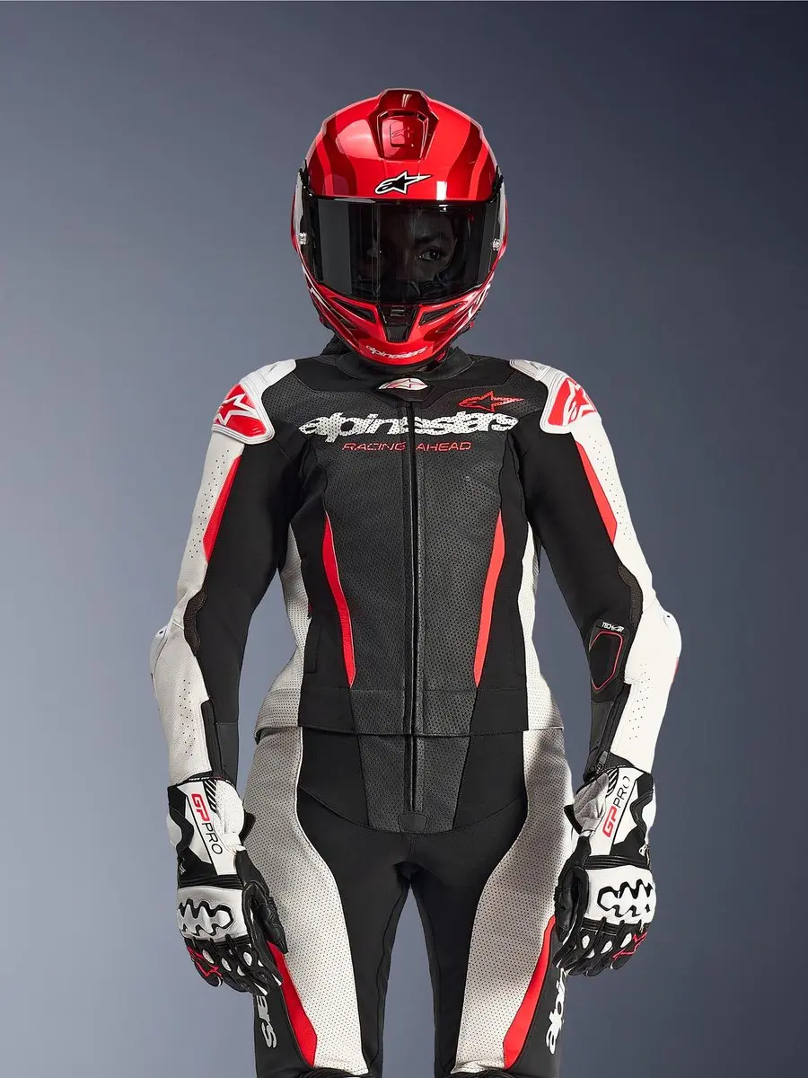 Alpinestars Stella GP-R7 Dames Motorpak - Zwart/Wit/Rood