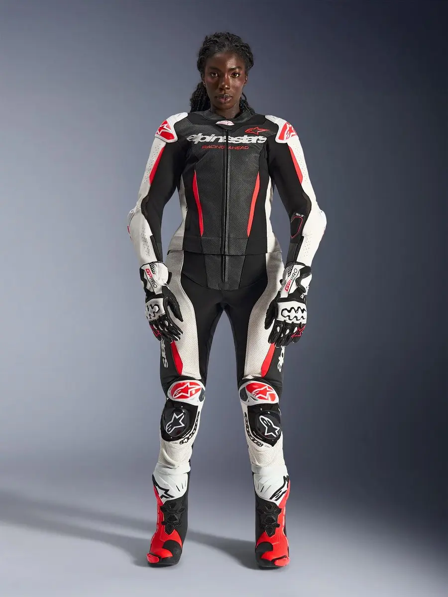Alpinestars Stella GP-R7 Dames Motorpak - Zwart/Wit/Rood
