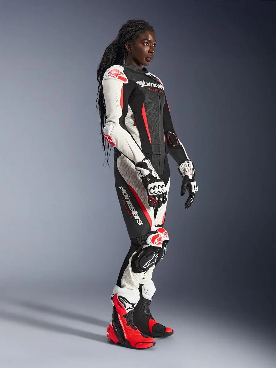 Alpinestars Stella GP-R7 Dames Motorpak - Zwart/Wit/Rood - afbeelding 6 van 6