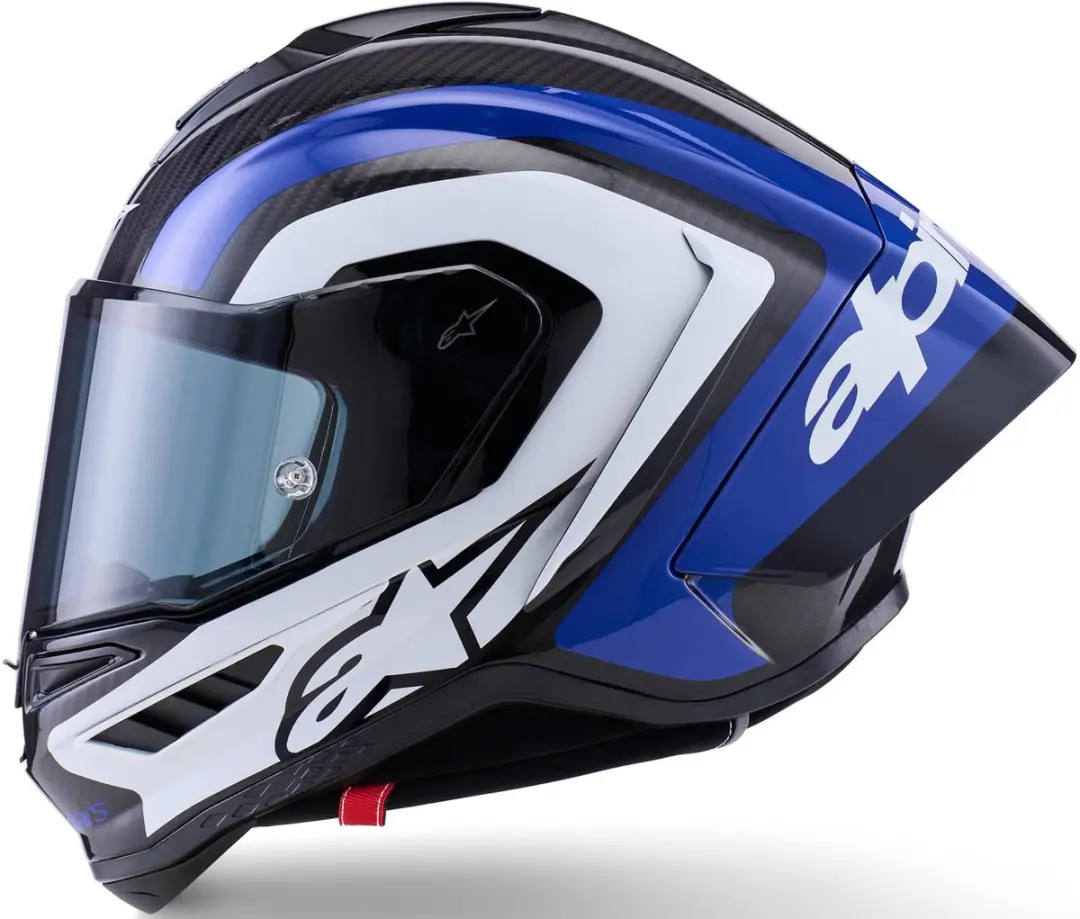 Alpinestars Supertech R10 Arius Helm - XS - Zwart/wit/blauw