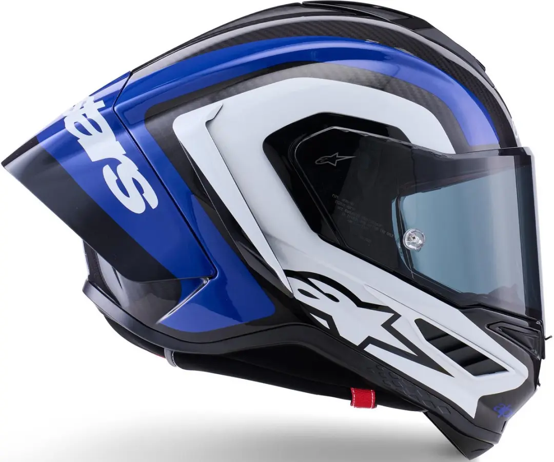 Alpinestars Supertech R10 Arius Helm - XS - Zwart/wit/blauw