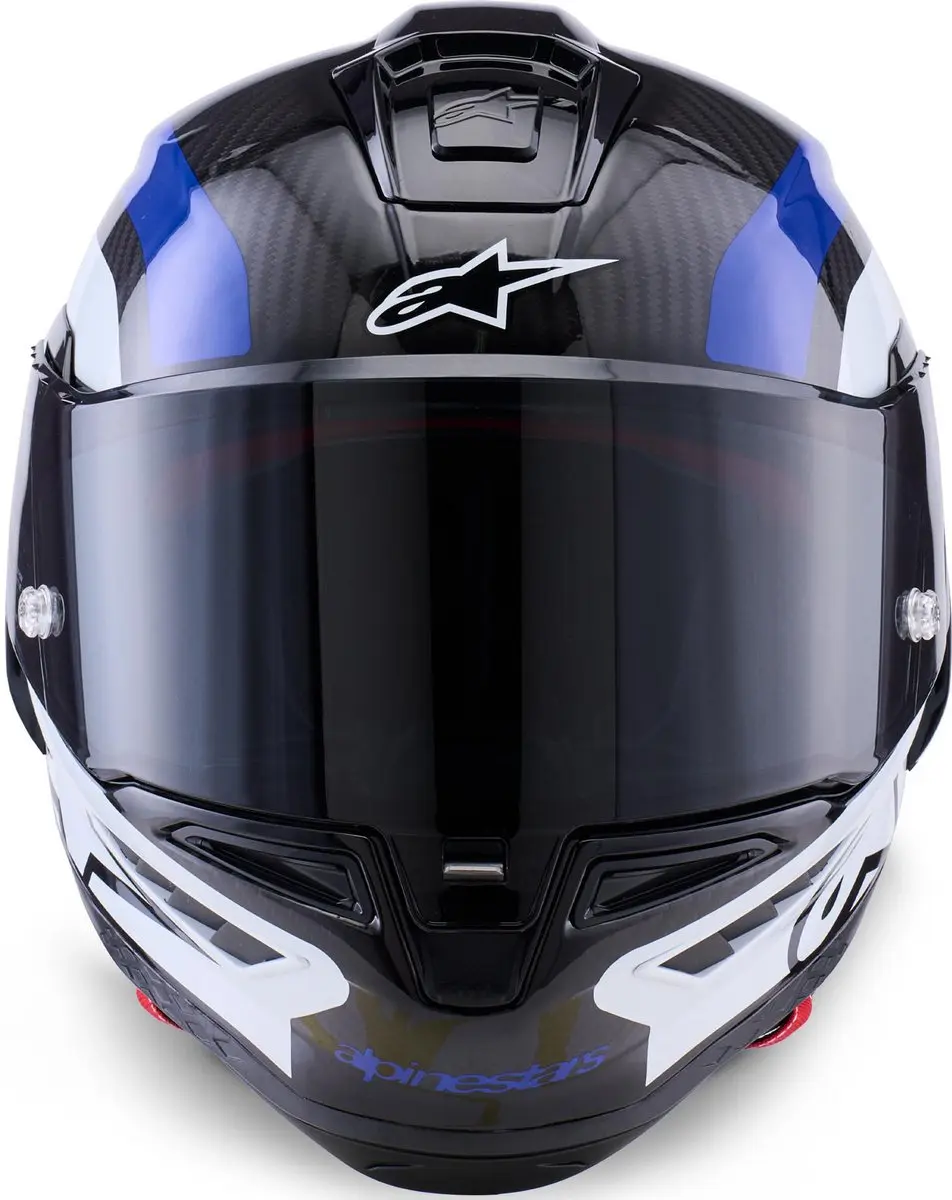 Alpinestars Supertech R10 Arius Helm - XS - Zwart/wit/blauw
