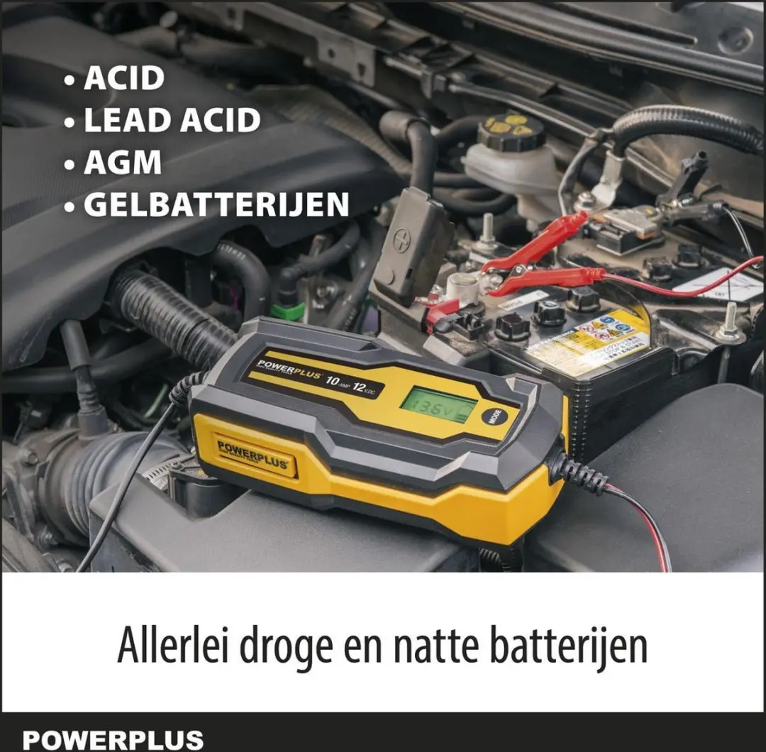 Powerplus POWX4207 Slimme Acculader 160W - 3-200 Ah