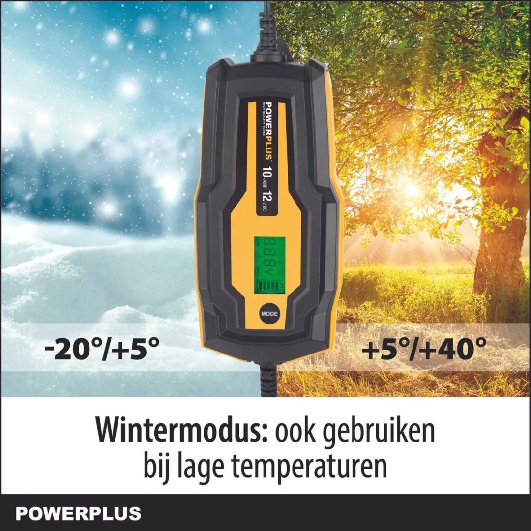 Powerplus POWX4207 Slimme Acculader 160W - 3-200 Ah