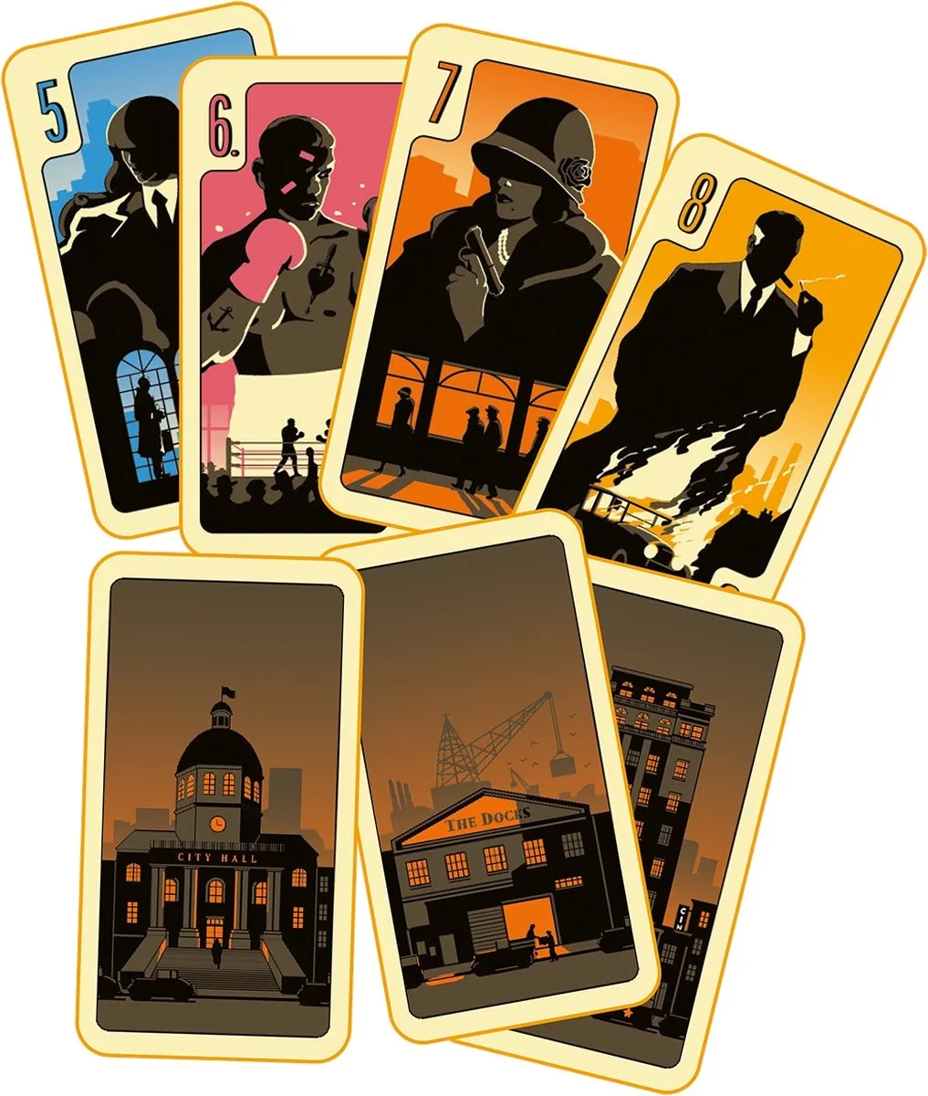 999 Games - District Noir - Tactisch kaartspel voor 2 spelers