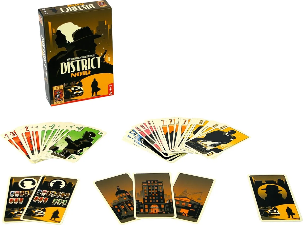 999 Games District Noir Tactisch Kaartspel 2 Spelers - 999-DNO01 - afbeelding 6 van 6
