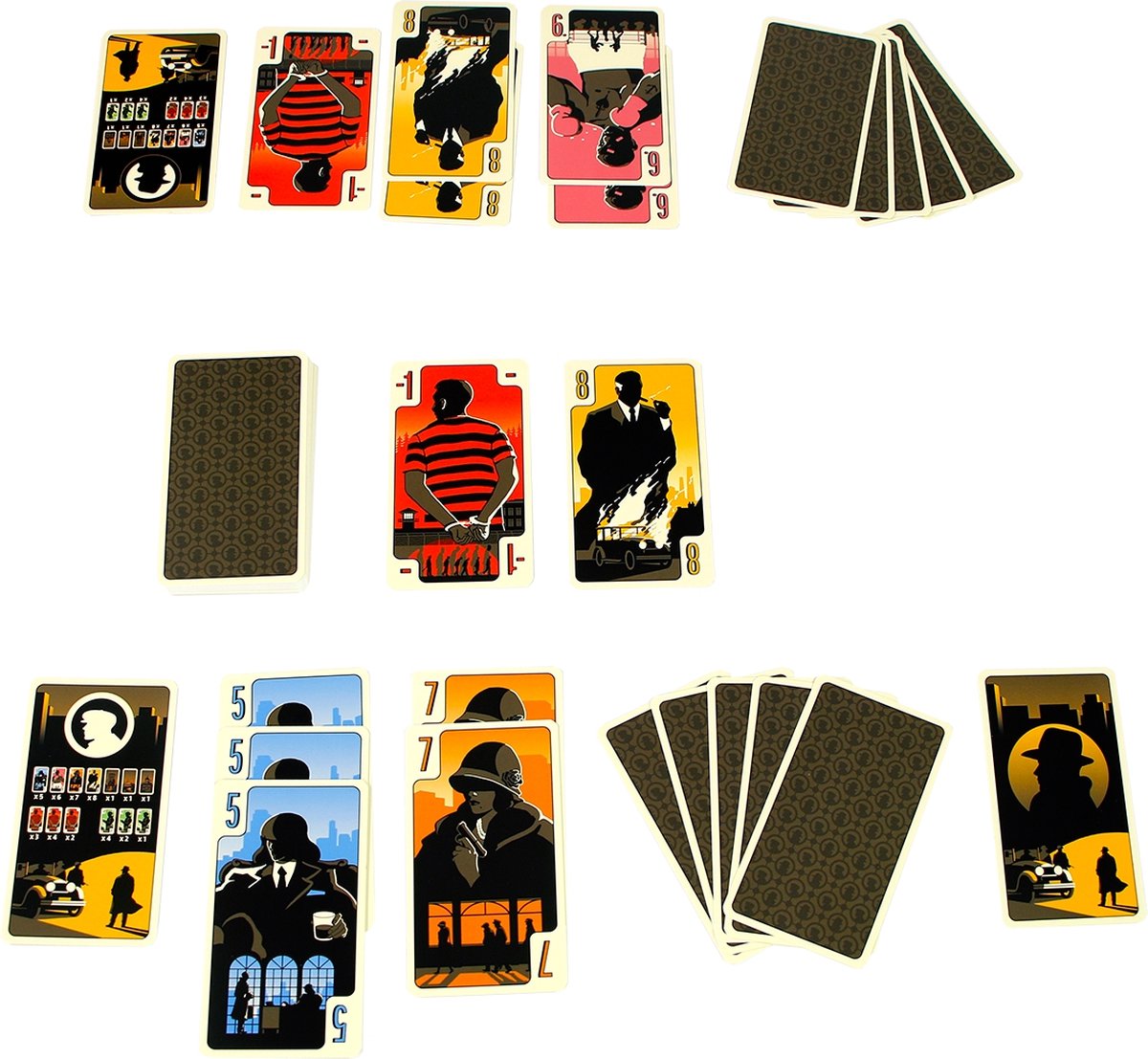 999 Games - District Noir - Tactisch kaartspel voor 2 spelers