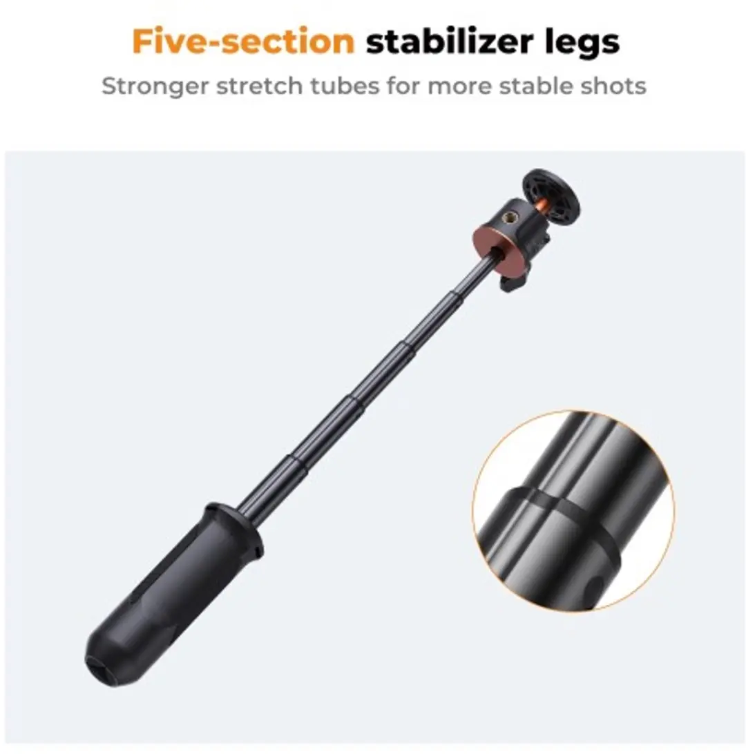 K&F Concept MS02 Mini Statief - 2kg - Zwart