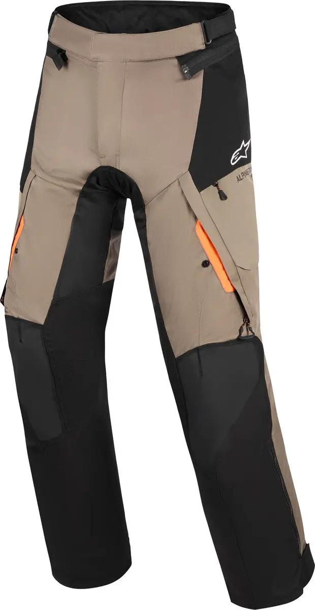Alpinestars Andes V4 Drystar Motorbroek - Zwart/Bruin