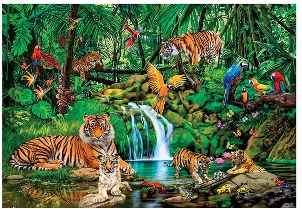 Clementoni Jungle Retreat Puzzel 300 Stukjes - Multicolor