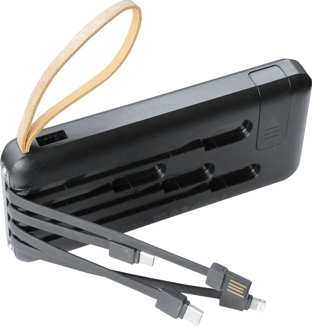 Powerplus Manta Powerbank 10000mAh - 2x USB - Zwart - afbeelding 6 van 6