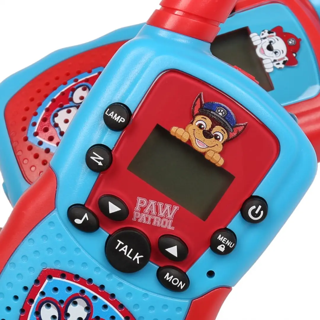 PAW Patrol Speelset Walkie-Talkie Blauw Rood - 2 Stuks