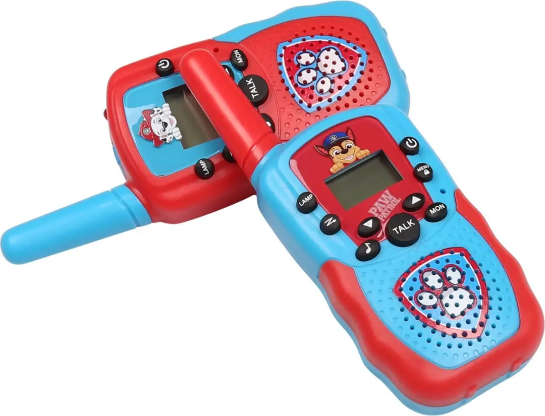 PAW Patrol Speelset Walkie-Talkie Blauw Rood - 2 Stuks