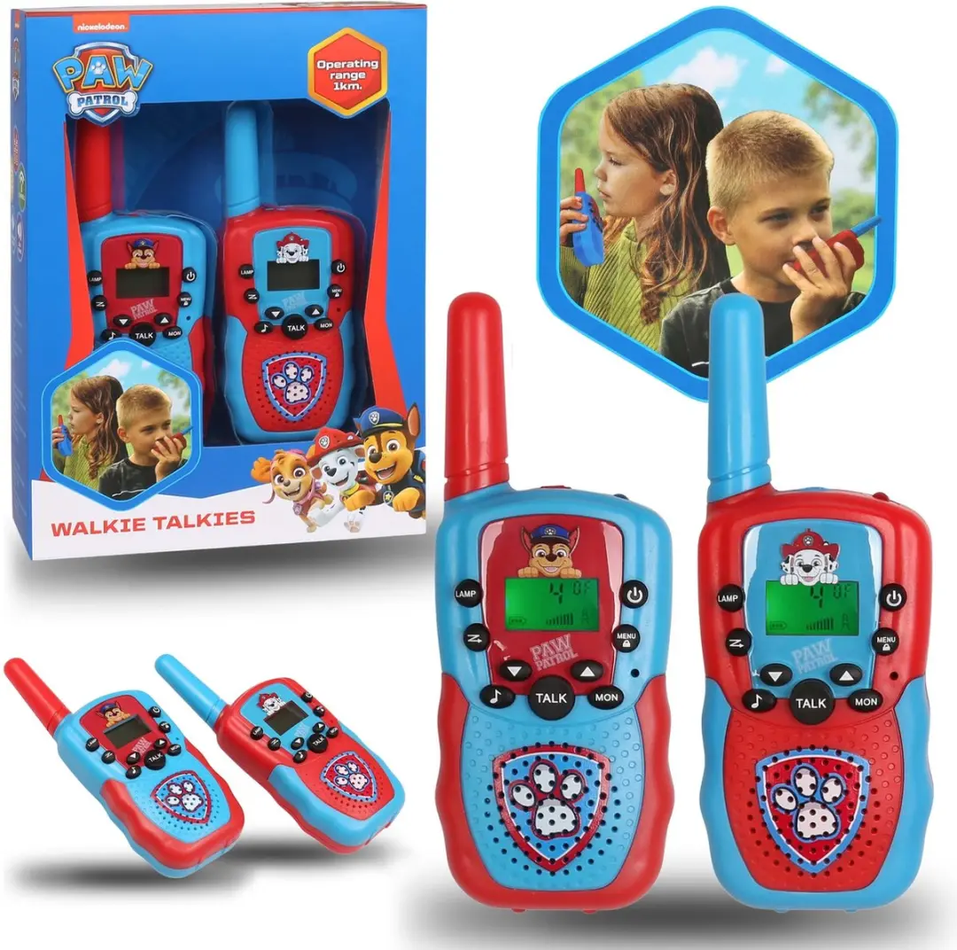 PAW Patrol Speelset Walkie-Talkie Blauw Rood