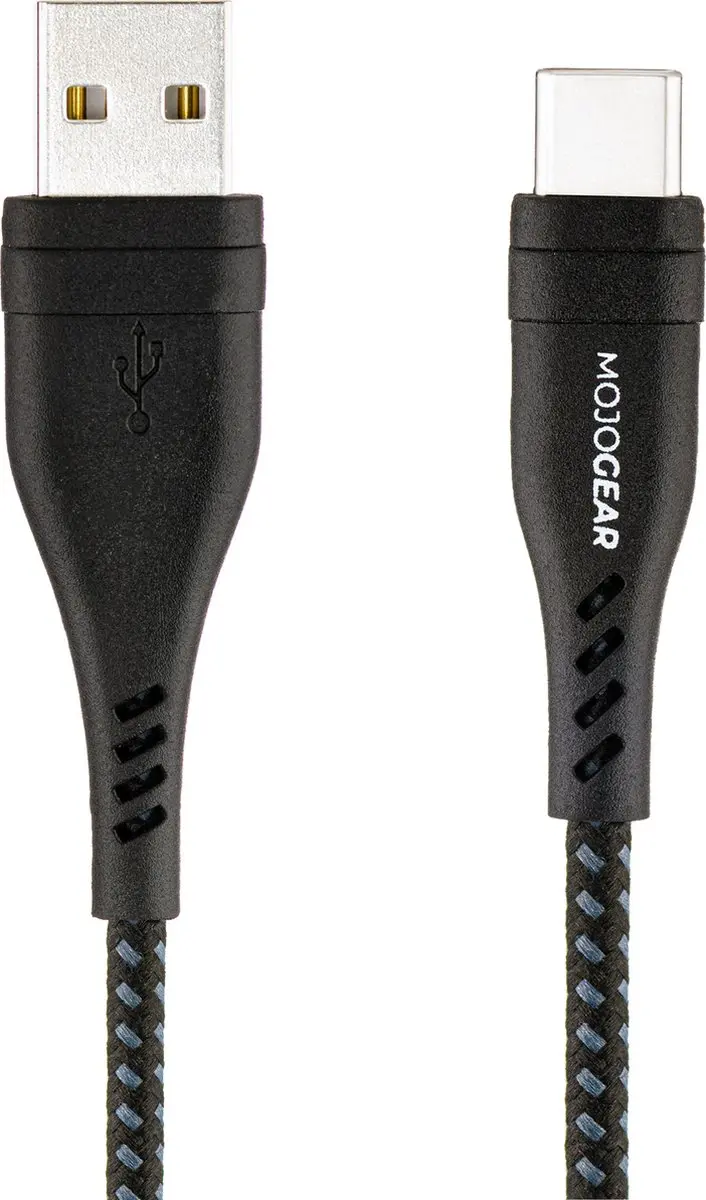 MOJOGEAR Mini Extra Fast 10.000mAh Powerbank - 4 Outputs - Zwart