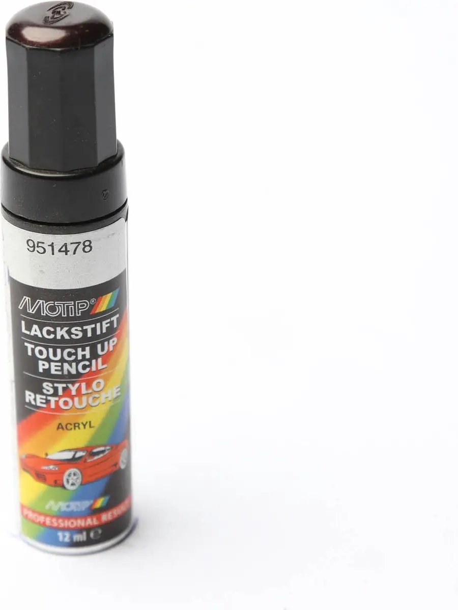 Motip 951478 Auto Lakstift Rood Metallic 12ml