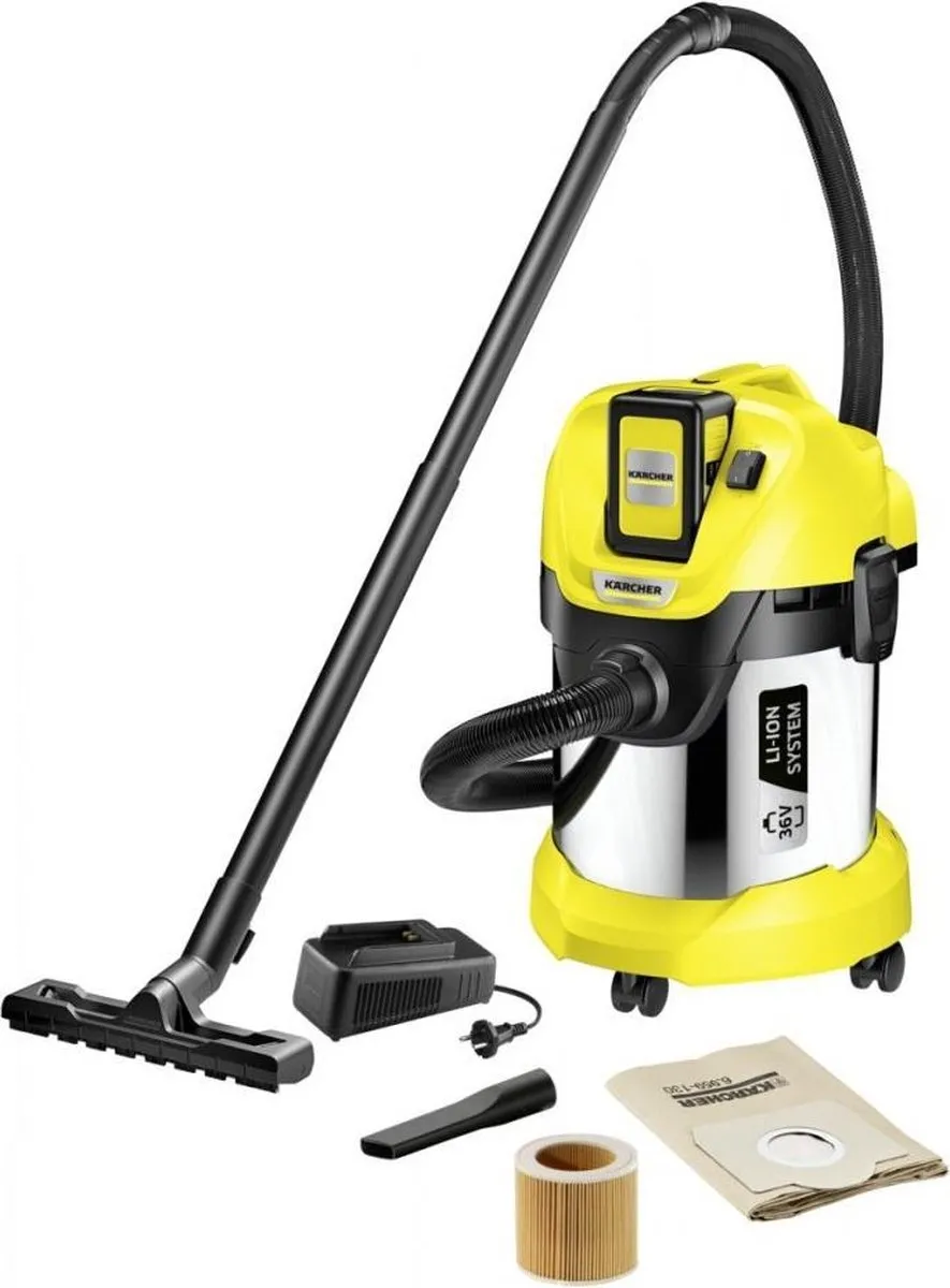 Kärcher WD 3 Premium Alleszuiger 36V - 67 Airwatts