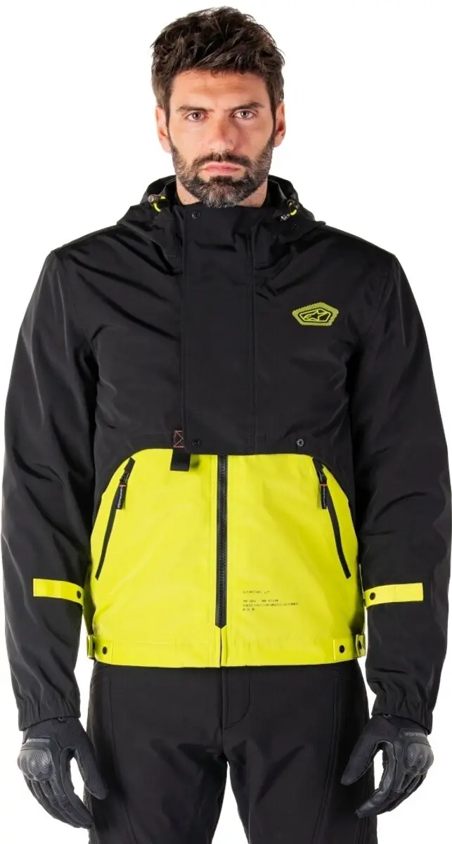 Alpinestars Mootant WP Motorjas - Zwart/Geel L