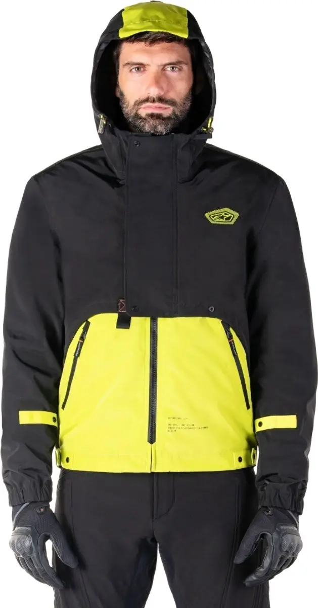 Alpinestars Mootant WP Motorjas - Zwart/Geel L