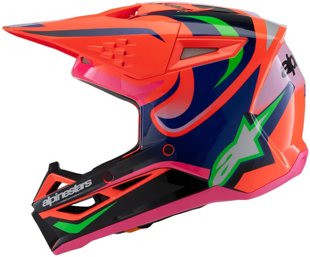 Alpinestars S-M3 Youth Deegan Helm - Maat L - Oranje